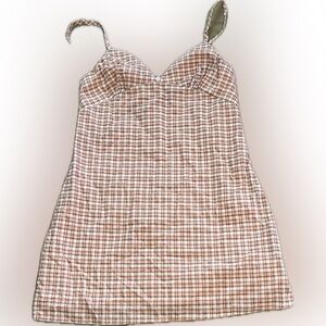 Pink Plaid Full Tilt Mini Dress